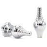 Generique Plug Bijou Leaf 7 x 2.7cm Transparent